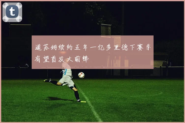 道苏姆续约五年一亿多里德下赛季有望首发大前锋